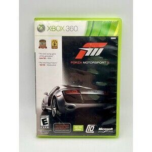 Forza Motorsport 3 Microsoft Xbox 360 2009 Double Disc Used CIB - TESTED